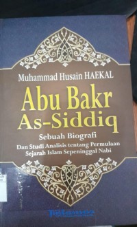 Abu Bakar As- Siddiq