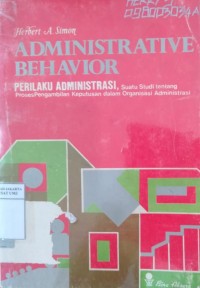 Administrative behavior