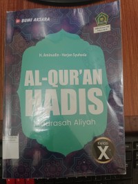 Al-Qur'an Hadis Kelas X