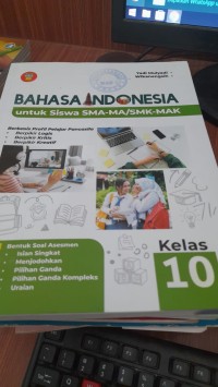 Bahasa Indonesia untuk SMA kelas 10