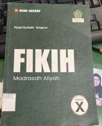 Fikih Madrasah Aliyah Kelas X