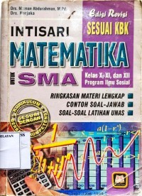 Intisari Matematika SMA program ilmu sosial