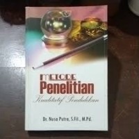 Metode Penelitian Kualitatif pendidikan