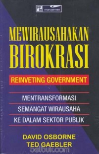 Mewirausahakan birokrasi