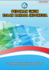 e-book Pedoman Umum Ejaan Bahasa Indonesia