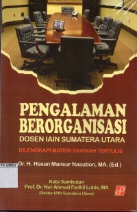 Image of Pengalaman berorganisasi dosen iAIN Sumatera utara