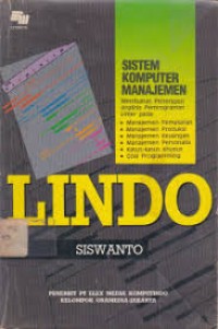 SISTEM KOMPUTER MANAJEMEN : LINDO