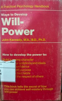 Ways to Develop Will-Power